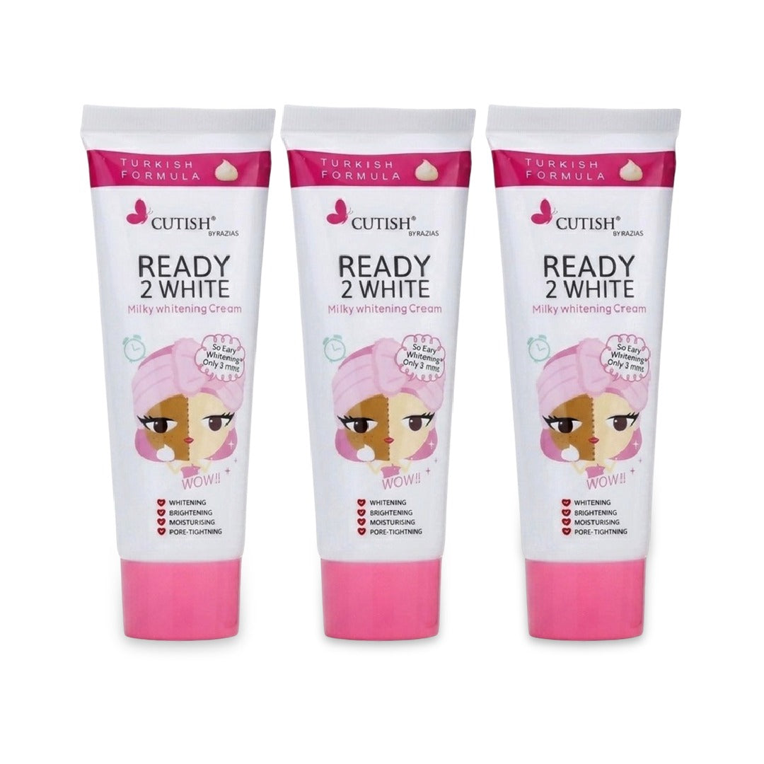 Ready 2 White Milky Whitening Cream Pack OF 3