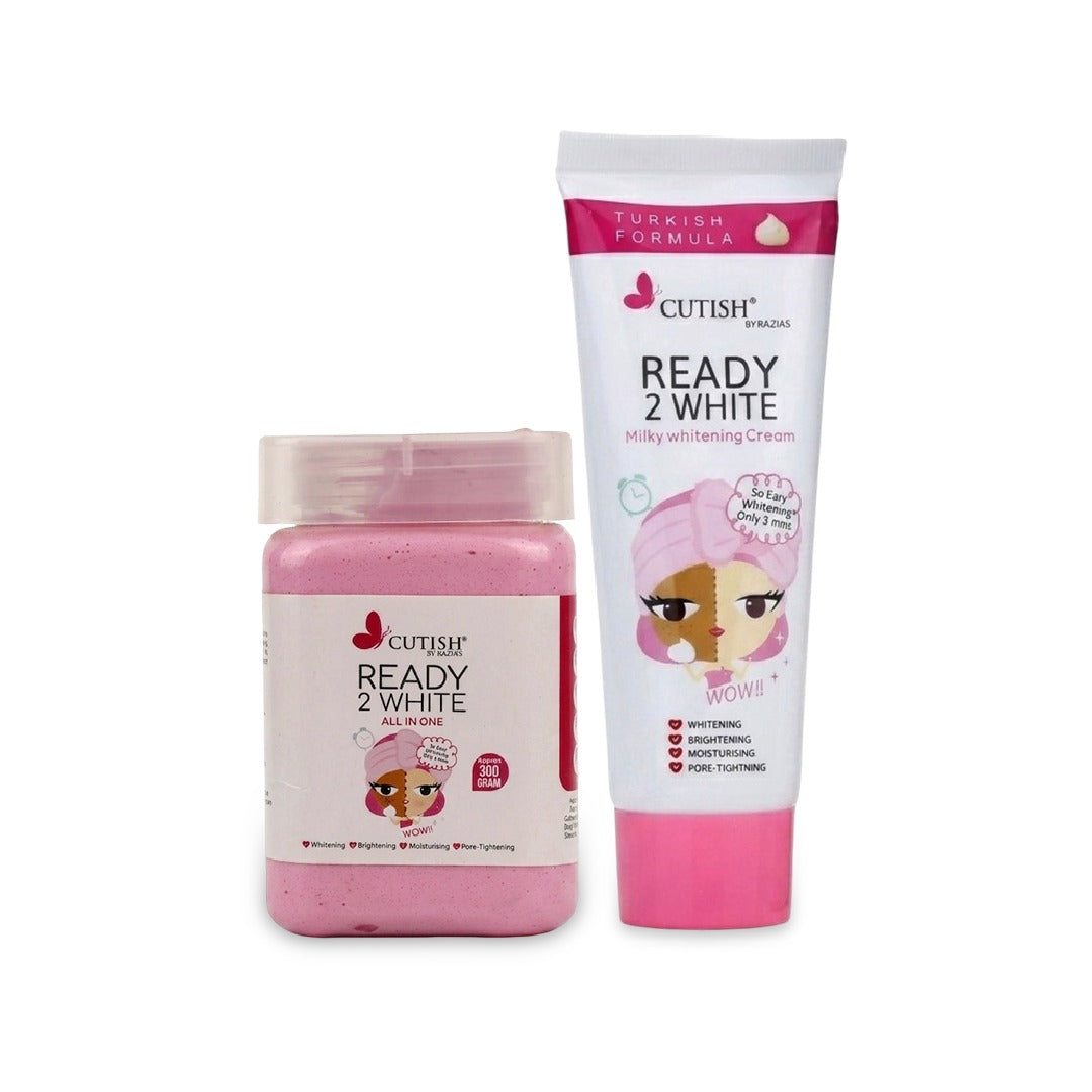 Ready 2 White All In One Facial & Ready 2 White Cream Bundle