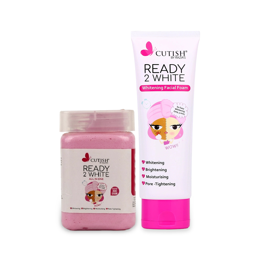 Ready 2 White All In One Facial & Ready 2 White Face Wash Bundle