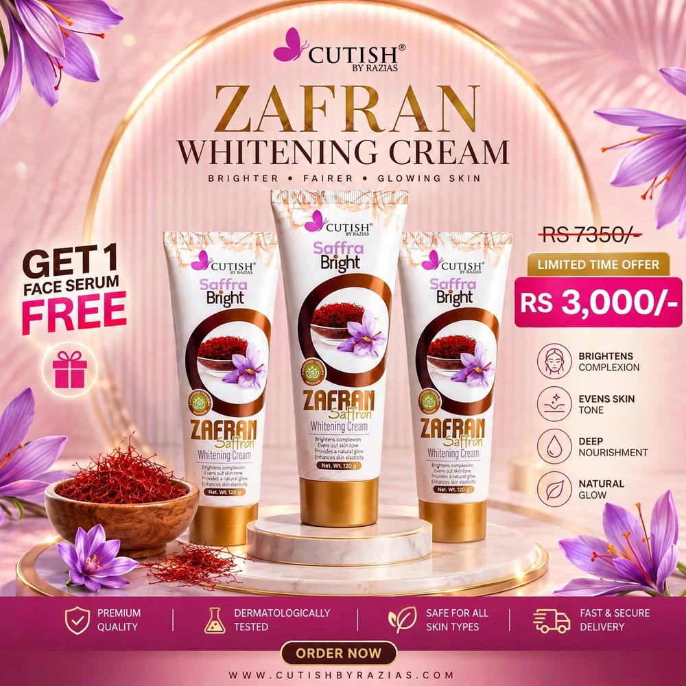 Zafran Brightening 3-in-1 Cream Value Pack – Limited Time Deal