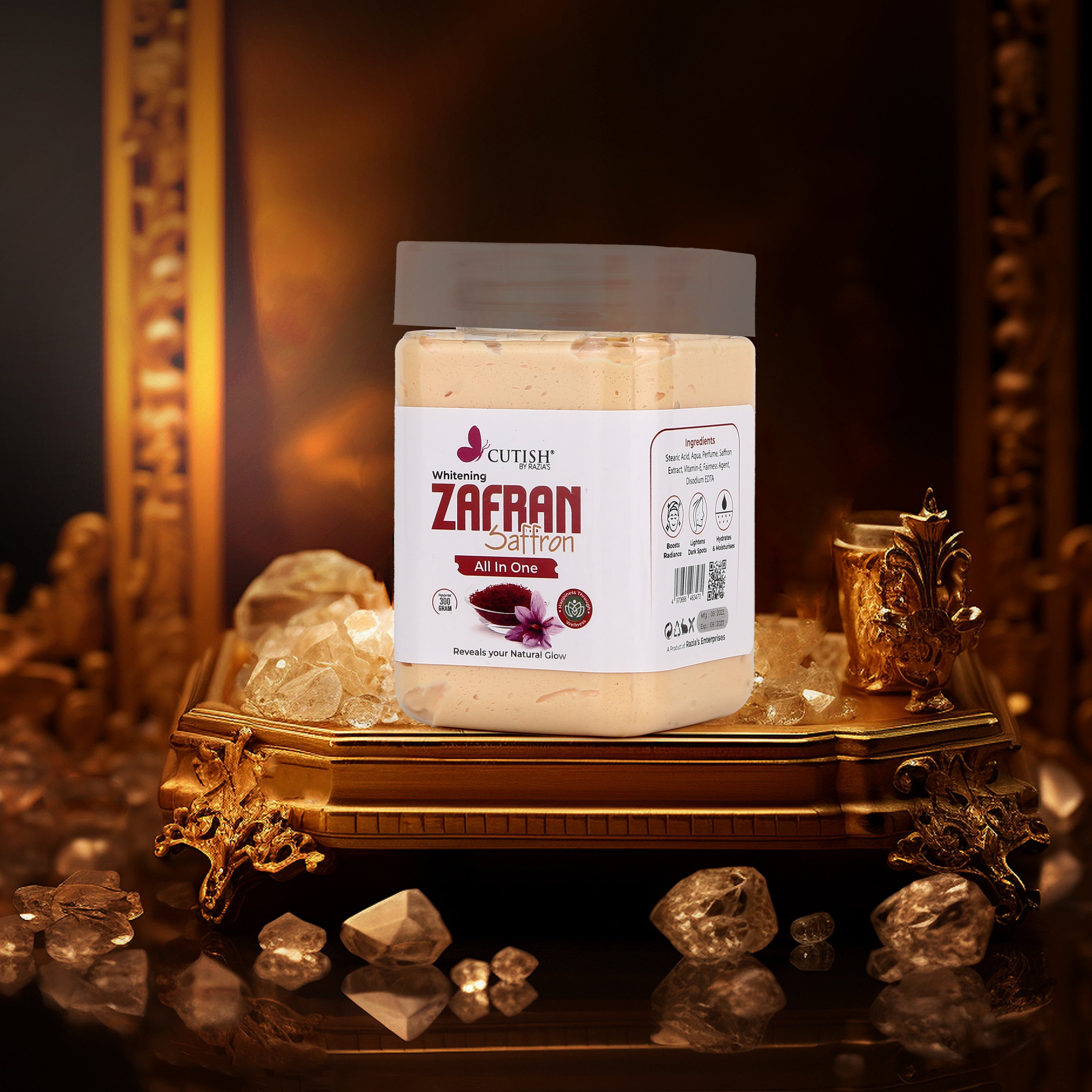 Cutish Whitening Zafran All In One Facial