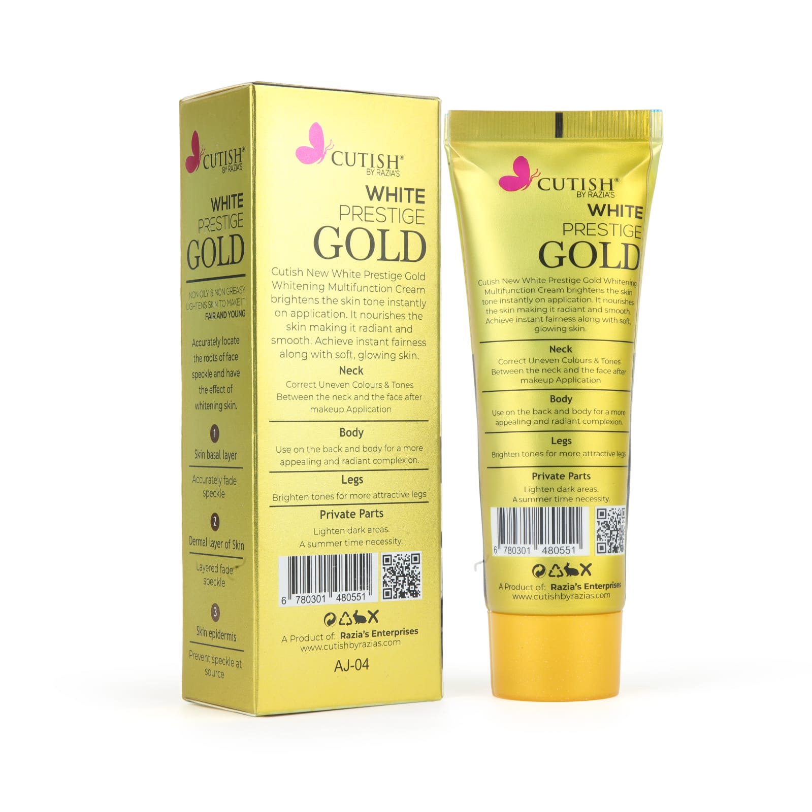 Gold Instant Whitening Cream